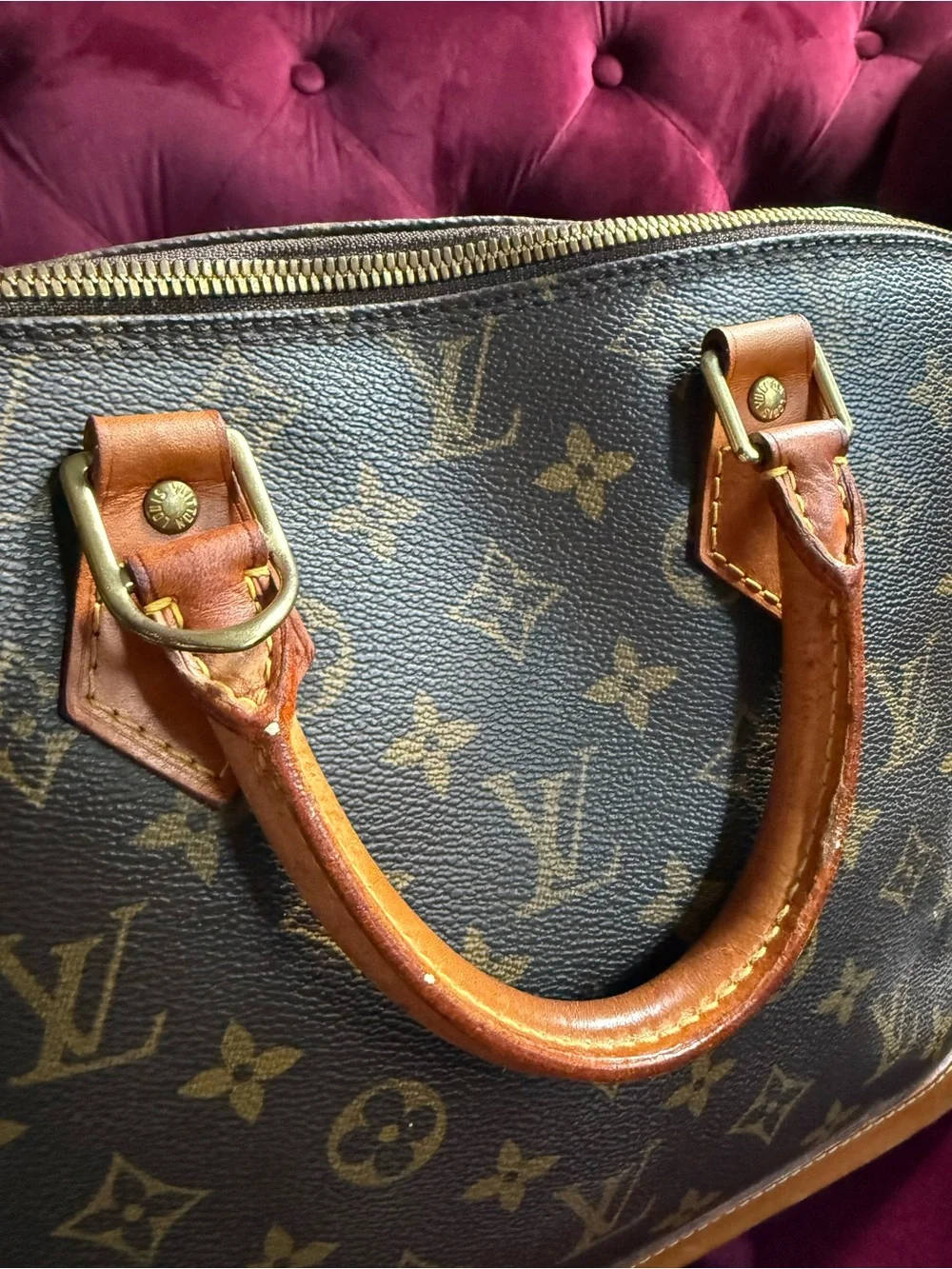 Vintage Louis Vuitton - Alma PM Tote Handbag - Monogram Brown 12x9.5x6.5